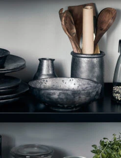 Weilan Low Serving Bowl, Black/Brown -Restaurant Supplies Store 206260220 12