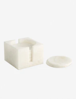 Ofeliah Alabaster Coasters (Set Of 8)