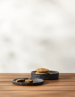 Alfresco Bamboo Salad Plates (Set Of 4) -Restaurant Supplies Store AlfrescoBambooSaladPlate black Setof4 3670