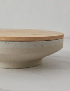 Amelia Bowl With Lid 7 Amelia Bowl With Lid -Restaurant Supplies Store AmeliaStonewareBowlwithBambooLid 14452