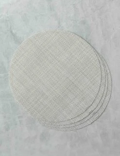 Basketweave Round Placemat (set Of 4) By Chilewich 12 Basketweave Round Placemat (set Of 4) By Chilewich -Restaurant Supplies Store BasketWeave Natural 0841 scaled