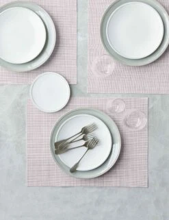 Mini Basketweave Rectangle Placemat (Set Of 4) By Chilewich -Restaurant Supplies Store ChilewichMiniBasketweaveRectanglePlacemat Blush 0941 f213f8c3 47df 449a 99ff 6cf75d175270 scaled