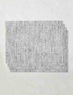 Mosaic Rectangle Placemat (Set Of 4) By Chilewich -Restaurant Supplies Store ChilewichMosaicRectanglePlacemat BlackandWhite Setof4 6263 scaled