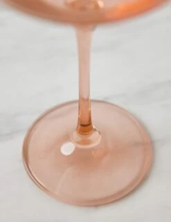 Stemware (Set Of 2) By Estelle Colored Glass -Restaurant Supplies Store EstelleColoredGlassWineGlass Blush Setof2 7907 scaled
