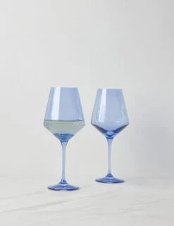 Stemware (Set Of 2) By Estelle Colored Glass -Restaurant Supplies Store EstelleColoredGlassWineGlass Cob scaled