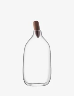 Float Decanter By LSA International -Restaurant Supplies Store G1732 50 301 Float Decanter Walnut Stopper 1.4L Clear Unpropped 2248x2923 RGB scaled