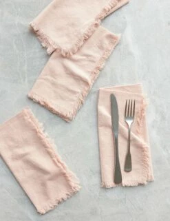 Essential Cotton Dinner Napkins (Set Of 4) By Hawkins New York -Restaurant Supplies Store HawkinsNewYorkEssentialSetof4CottonDinnerNapkins Blush 0777 scaled
