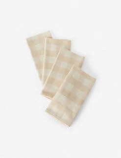 Gingham Napkins (Set Of 4) By Heather Taylor Home -Restaurant Supplies Store HeatherTaylorHomeGinghamNapkins setof4 Cream 7668 5e8d677d e633 4dd3 b46c 1f23a8722774
