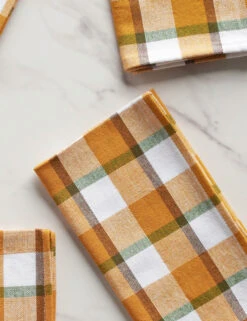Harvest Plaid Napkins (Set Of 4) By Heather Taylor Home -Restaurant Supplies Store Lulu and Georgia HarvestPlaid Napkins A0657290 Product 0623 scaled