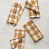 Harvest Plaid Napkins (Set Of 4) By Heather Taylor Home