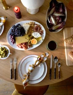 Shapeshifter Appetizer Plate (Set Of 4) By Sarah Sherman Samuel -Restaurant Supplies Store Lulu and Georgia HolidayDiningOverhead60 Site Crop Lifestyle 2e713c9b 7da3 410f a2c5 fae3cf6a09c3 scaled