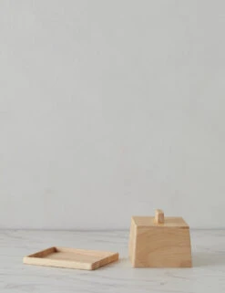 Matthams Butter Dish -Restaurant Supplies Store MatthamsAcaciaWoodButterDish 14478