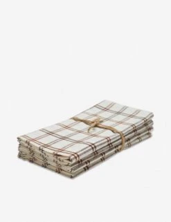 Mayfair Plaid Napkins (Set Of 4) By Heather Taylor Home