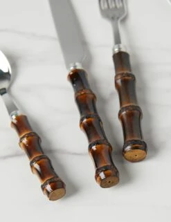 Panda Flatware 5-Piece Set By Sabre 13 Panda Flatware 5-Piece Set By Sabre -Restaurant Supplies Store PandaFlatwarebySabre DarkBamboo A0656944 4755 Product scaled