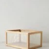 Perforated Acacia Basket By NEAT Method