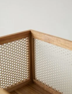 Perforated Acacia Basket By NEAT Method -Restaurant Supplies Store PerforatedAcaciaBasket 15321 scaled