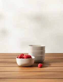 Pia Small Bowl (Set Of 4) By Ekobo -Restaurant Supplies Store PiaSmallBowl Stone Setof4 3851