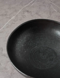 Weilan Low Serving Bowl, Black/Brown -Restaurant Supplies Store PionLowServingBowl Black BrownbyHouseDoctor 12175