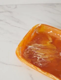 Rectangular Platter By Atlawa -Restaurant Supplies Store RectangularPlatter 6.7x10x1.2 Honey 0145 scaled