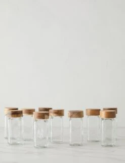 Spice Jars Set Of 10 By NEAT Method -Restaurant Supplies Store SPICEJARSsetof10 acacia 15211 8ce611c4 0a15 4870 9de9 82c462cc71c2 scaled