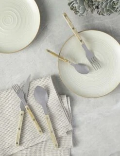 Bistrot Flatware 5-Piece Set By Sabre -Restaurant Supplies Store SabreBistrotFlatware5 PieceSet Teak 4782copy2