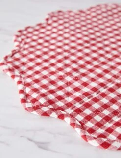 Scallop Placemats By Heather Taylor Home -Restaurant Supplies Store ScallopPlacemat Red 16059 scaled