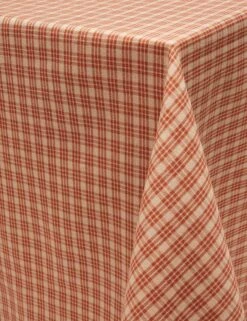 Katherine Plaid Tablecloth By Heather Taylor Home -Restaurant Supplies Store TBL KATH SNA Katherine Plaid Sienna Tablecloth 3 1 scaled