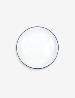 Enamelware Dinner Plate (Set Of 4) By Crow Canyon -Restaurant Supplies Store V124BLU A 1