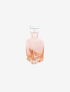 Decanter By Estelle Colored Glass -Restaurant Supplies Store ecdecanterblushpink501 2 scaled