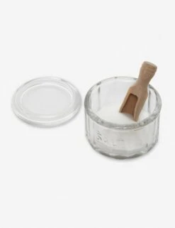 Glass Salt Pot With Scoop