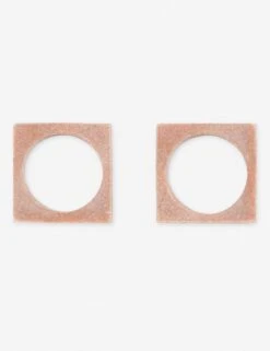 Modernist Napkin Ring Set -Restaurant Supplies Store mar11 pin napking ring pink scaled