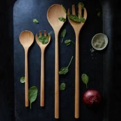 Salad Servers 7 Salad Servers -Restaurant Supplies Store sal01 bwd beechwood servers life 1 f87bbe12 f4ce 4113 b9ff 5e39741162aa